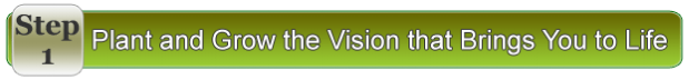 step 1 Plant and grow the vision that brings you to life